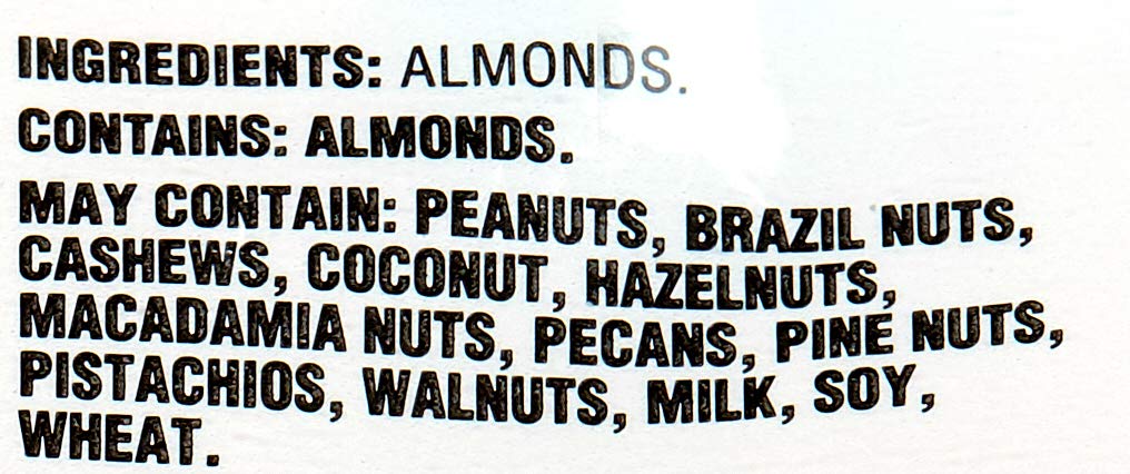 Amazon Brand - Happy Belly Whole Raw Almonds, 16 Ounce (Pack Of 2)