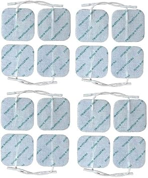 Tens Electrode Pads Pack Of 16 Compatible With Tpn Lloyds Tenscare Neurotrac Auvon Tens Machines Self-Adhesive Electrodes