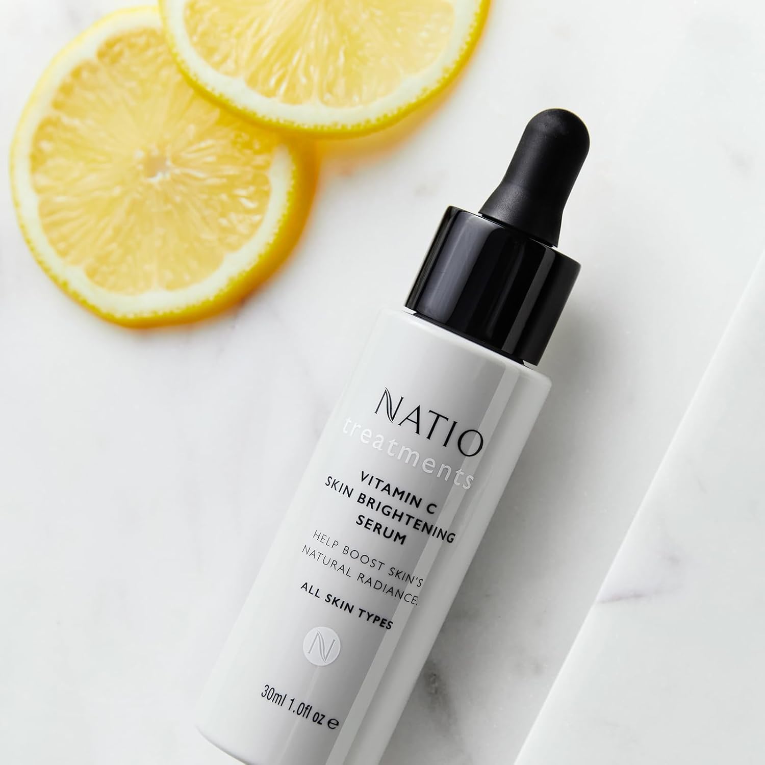 Natio Australia Treatments Vitamin C Skin Brightening Serum, 30 ml - Vitamin C Antioxidant Face Serum - With Aloe Vera, Shea Butter for All Skin Types : Amazon.co.uk: Beauty