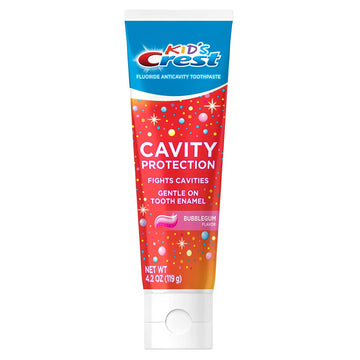 Crest Kid'S Crest Cavity Protection Toothpaste Gel Formula, Bubblegum, 4.2 Ounce