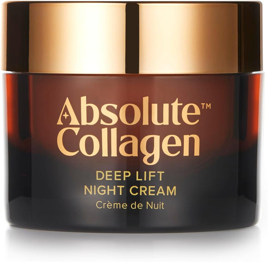 Absolute Collagen Deep Lift Night Cream 50Ml - Nourishing & Hydrating - Repair & Restore Skin Barrier - Improves Skin Texture, Elasticity & Firmness - Reduce Appearance Of Fine Lines - Anti-Ageing