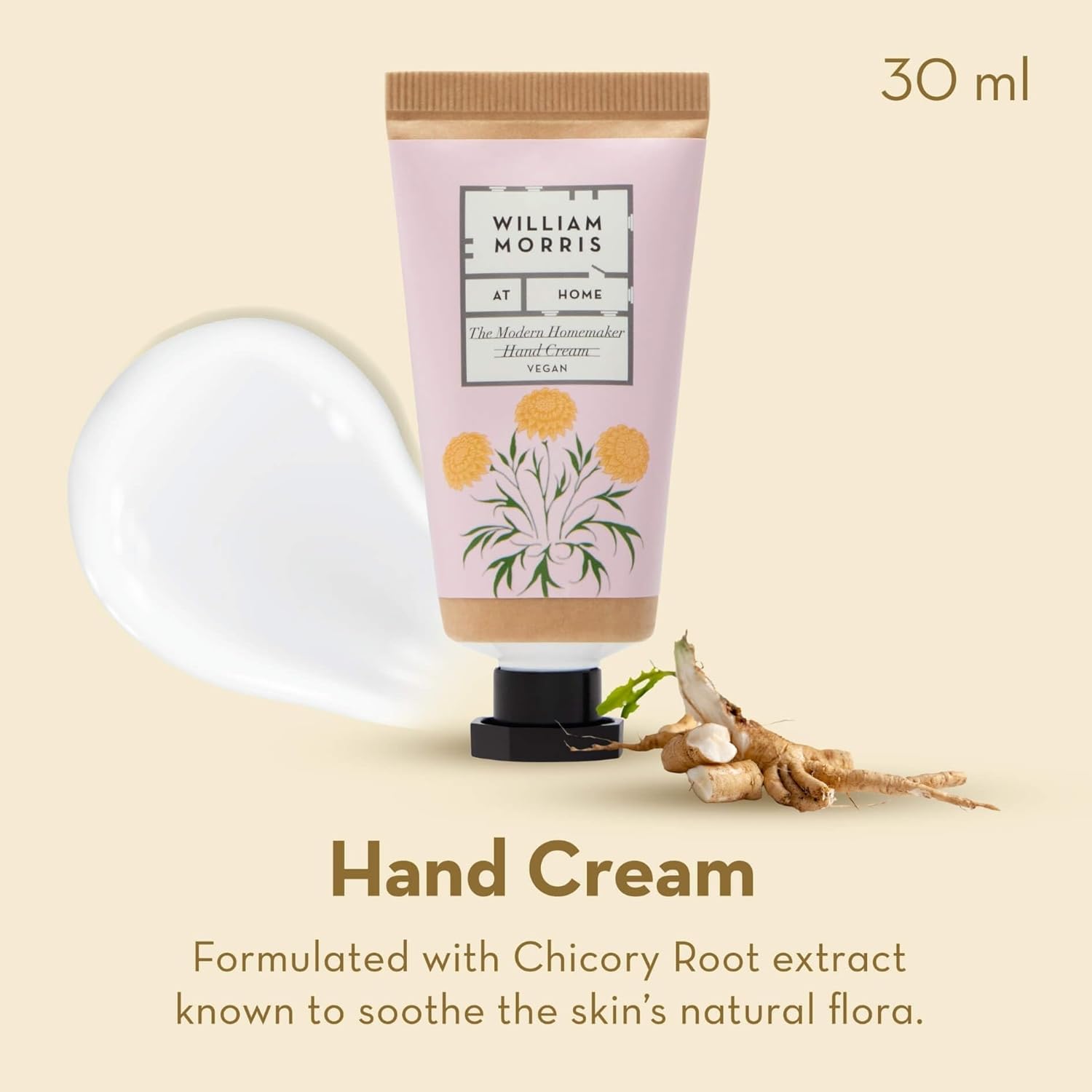 William Morris At Home Hand Cream 30ml and Lip Balm 10ml in Display Tray With Canvas Pocket Pouch, Shea Butter and Jojoba Oil, Beauty Gift For Her, Travel Size, Cruelty and Vegan Friendly : Amazon.co.uk: Beauty