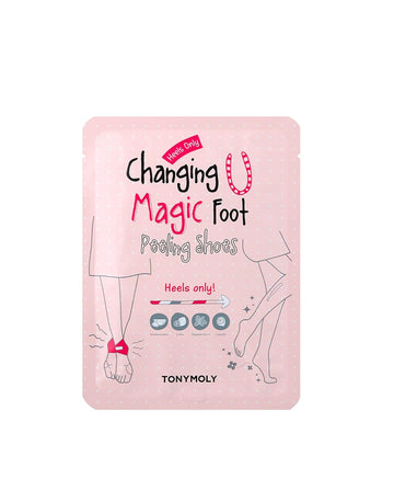 Tonymoly Changing U Magic Foot Peeling Shoes, Exfoliating Foot Mask For Dry, Cracked Heels & Callus Removal, Baby Soft Feet Spa Treatment At Home, 1 Pair