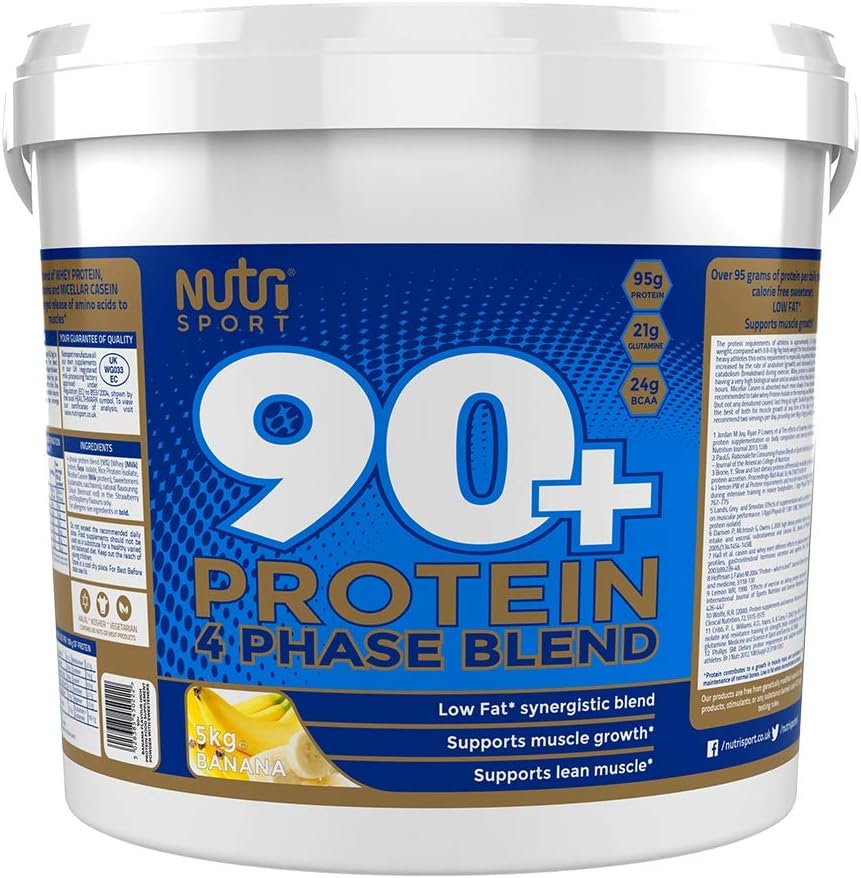 Nutrisport 90+ Protein 5Kg Banana