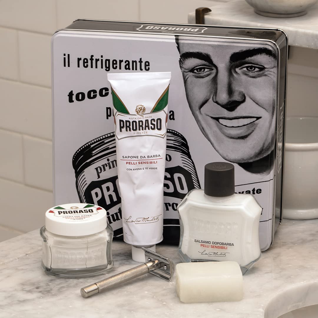 Proraso Vintage Toccasana Tin Gift Set, 5.2 Oz : Beauty & Personal Care