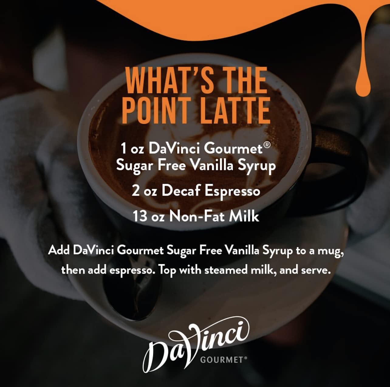 Davinci Gourmet Sugar-Free Vanilla Syrup, 25.4 Fluid Ounce (Pack Of 4)