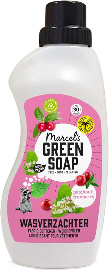 Marcel'S Green Soap - Fabric Conditioner Patchouli & Cranberry - Fabric Softener - Vegan - Natural Ingredients - Laundry - 750Ml