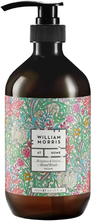 William Morris At Home Bergamot And Vetiver Hand Wash, 750Ml