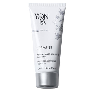 Yon-Ka Specifics Creme 15 (50Ml) Acne Treatment Cream To Purify And Balance Blemish Prone Skin, Soothe Irritation With Chamomile, Paraben-Free
