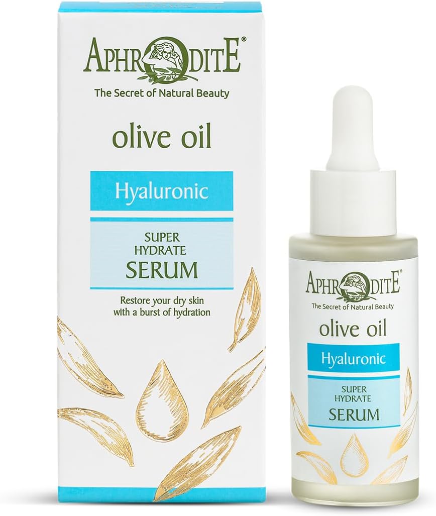 Aphrodite - Super Hydrate Hyaluronic Acid Serum - Moisturizes Dry, Dehydrated Skin - Fragrance-Free - Lightweight & Non-Sticky - Powerfully Hydrating with Polyglutamic Acid : Amazon.co.uk: Beauty