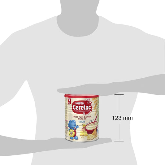 Nestle Cerelac, Mixed Fruits & Wheat With Milk, 14.1 Ounce Cans (Pack Of 4)