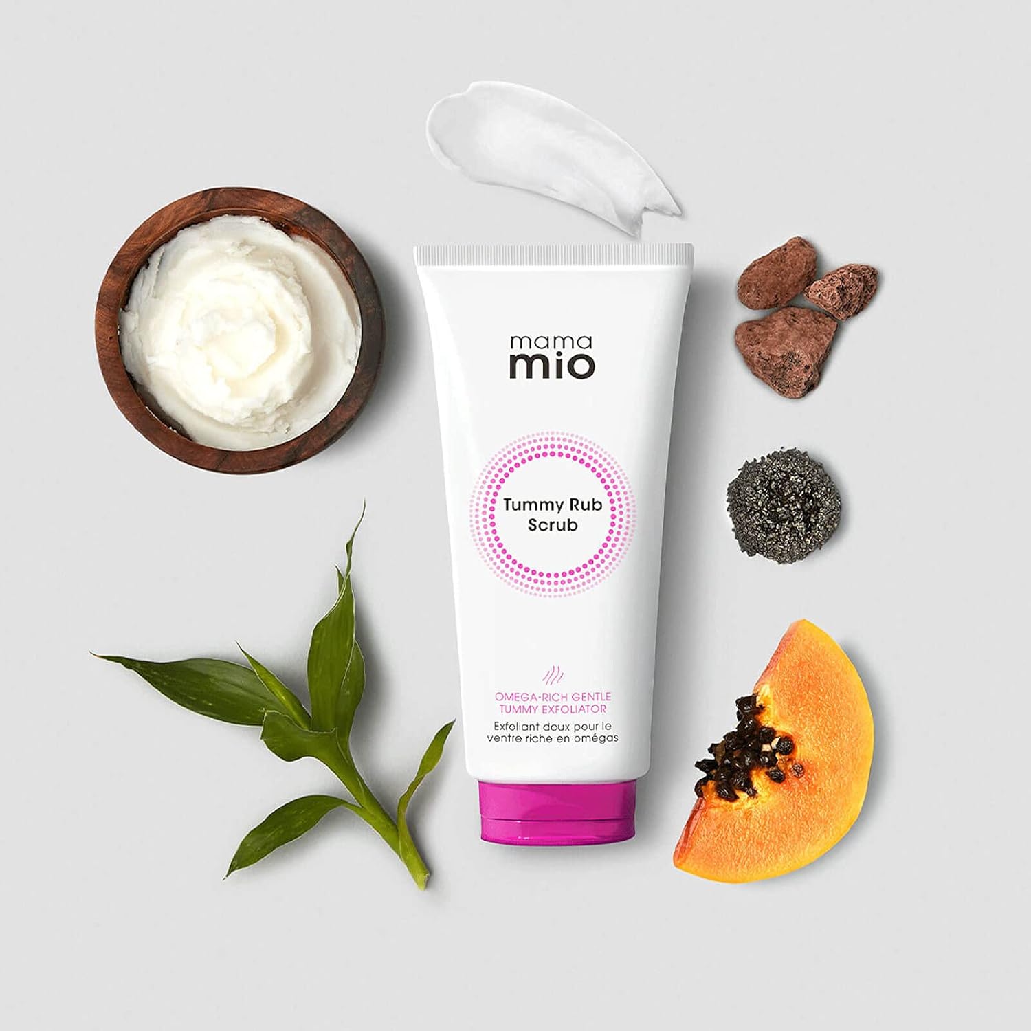 Mama Mio Tummy Rub Scrub 180 ml | Pregnancy Gentle Body Exfoliator | For Dry Skin | 97 Percent Natural Origin : Amazon.co.uk: Beauty