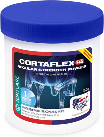 Equine America Cortaflex Regular Strength Powder | Premium Ready To Use Horse & Pony Supplement | Comprehensive Support For Joints & Mobility | 500G