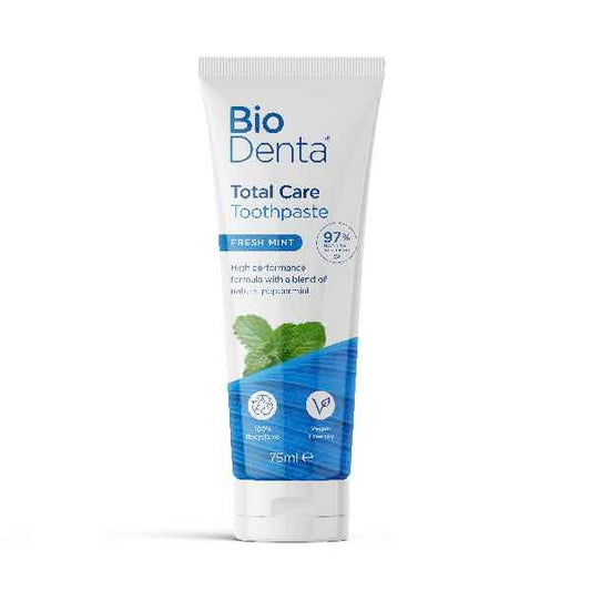 Biodenta Natural Whitening Toothpaste Total Care Vegan 75Ml