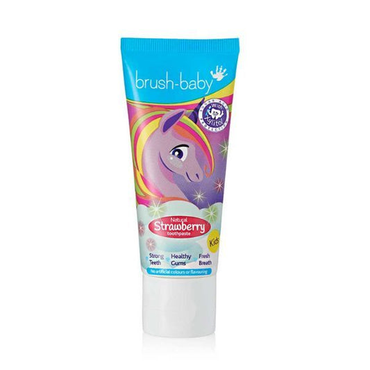 Brush Baby Natural Strawberry Kids Toothpaste 50 Ml