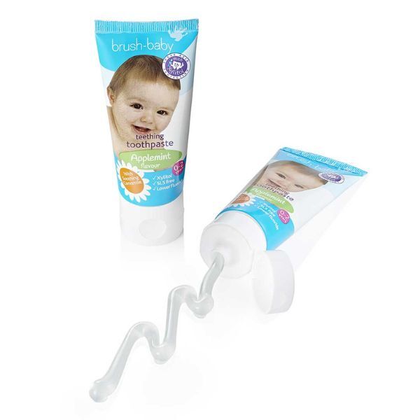 Brush Baby Teething Baby Toothpaste 50Ml Applemint Flavour