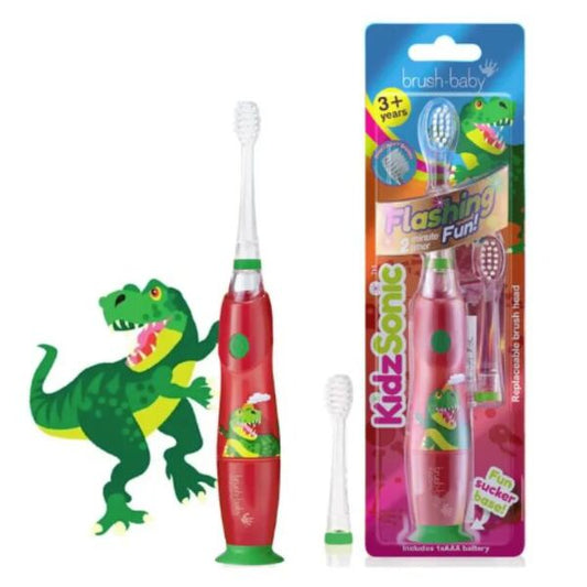 Brush Baby Dinosaur KidzsonicÂŽ Kids Electric Toothbrush