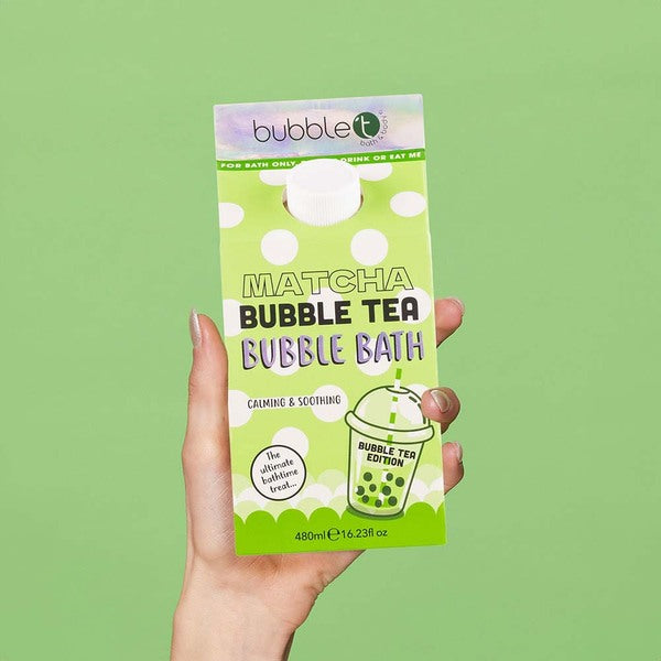Bubble T Cosmetics Matcha Bubble Tea Bath Milk (480Ml)