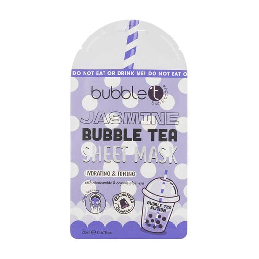 Bubble T Cosmetics Jasmine Sheet Mask (10 Pack)