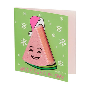 Bubble T Cosmetics Watermelon Bath Bomb Card (50G)