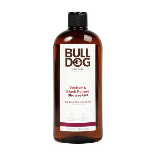 Bulldog Skincare Black Pepper & Vetiver Shower Gel 500Ml