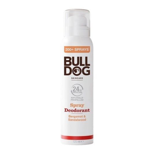 Bulldog Skincare Bergamot & Sandalwood Spray Deo 125Ml