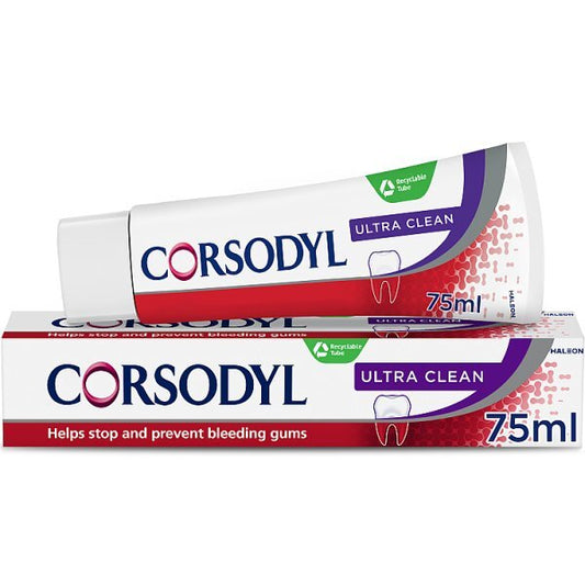 Corsodyl Ultra Clean Daily Gum Care Toothpaste 75Ml
