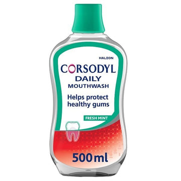 Corsodyl Daily Gum Care Mouthwash Fresh Mint 500Ml