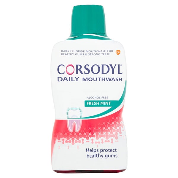 Corsodyl Daily Gum Care Mouthwash Fresh Mint 500Ml