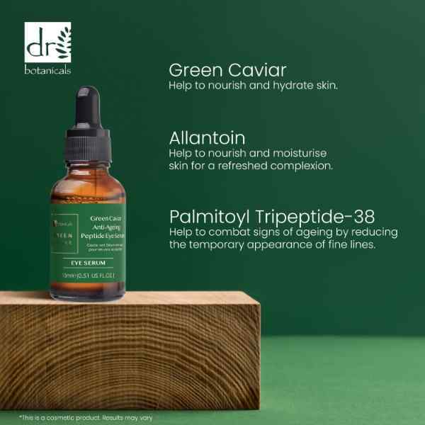 Dr.Botanicals Green Caviar Eye Serum Twin Pack 2 X 15Ml