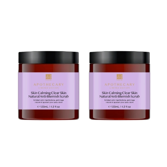 Dr.Botanicals Clear Skin Anti-Blemish Scrub Pack 2 X 120Ml