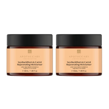 Dr.Botanicals Sea Buckthorn Moisturiser Twin Pack 2 X 50Ml