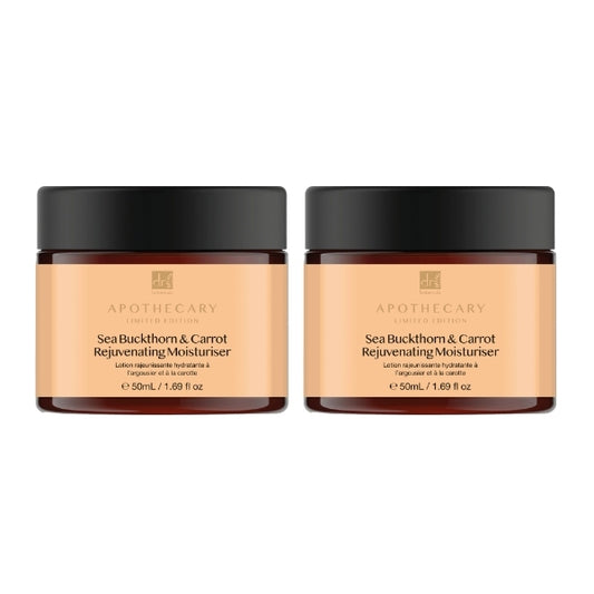 Dr.Botanicals Sea Buckthorn Moisturiser Twin Pack 2 X 50Ml