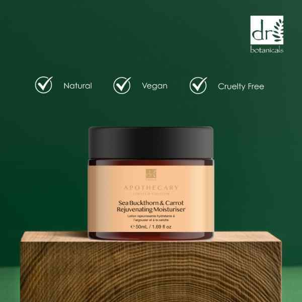 Dr.Botanicals Sea Buckthorn Moisturiser Twin Pack 2 X 50Ml