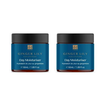 Dr.Botanicals Gingerlily Day Moisturiser Twin Pack 2 X 50Ml