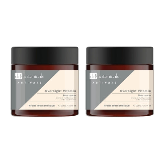 Dr.Botanicals Night Vitamin Moisturiser Duo Pack 2 X 60Ml