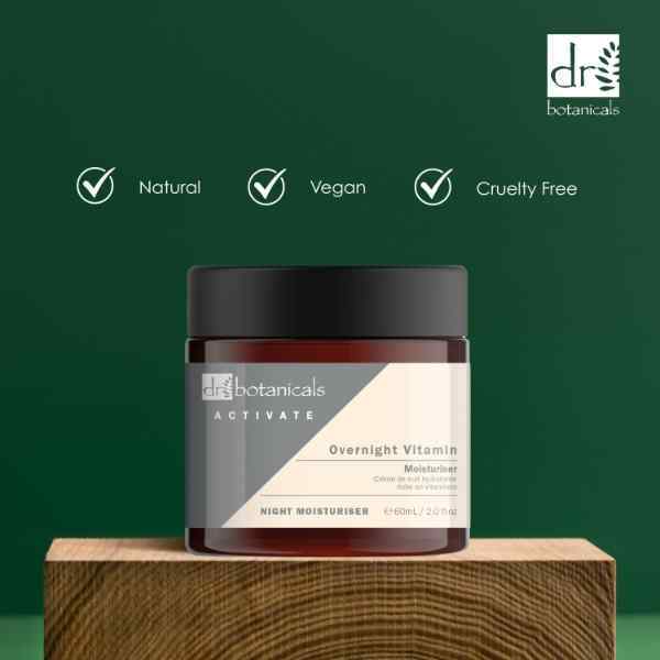 Dr.Botanicals Night Vitamin Moisturiser Duo Pack 2 X 60Ml