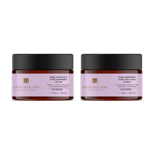 Dr.Botanicals Grapefruit Watermelon Cleanser Pack 2 X 100Ml