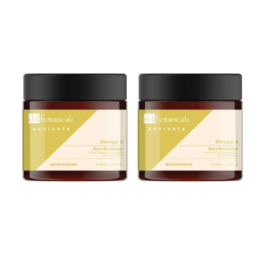 Dr.Botanicals Omega 3 Berry Moisturiser Duo 2 X 60Ml
