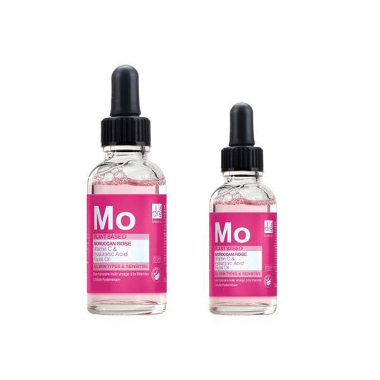 Dr.Botanicals Moroccan Rose Facial Oil Ha & Vit C Duo Kit