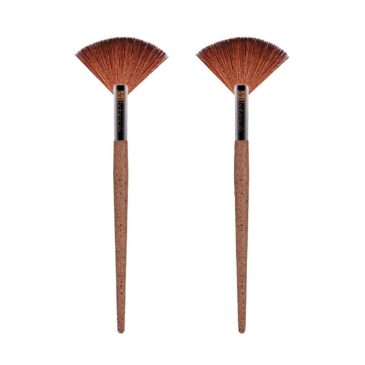 Dr.Botanicals Coffee Ground Fan Brush Twin Value Pack