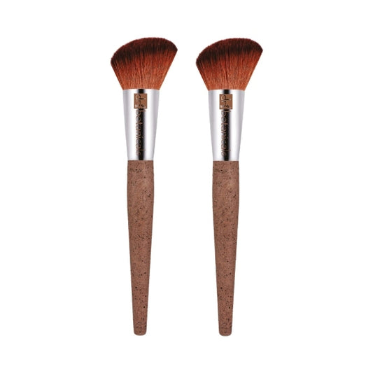 Dr.Botanicals Coffee Ground Blush Brush Twin Value Pack