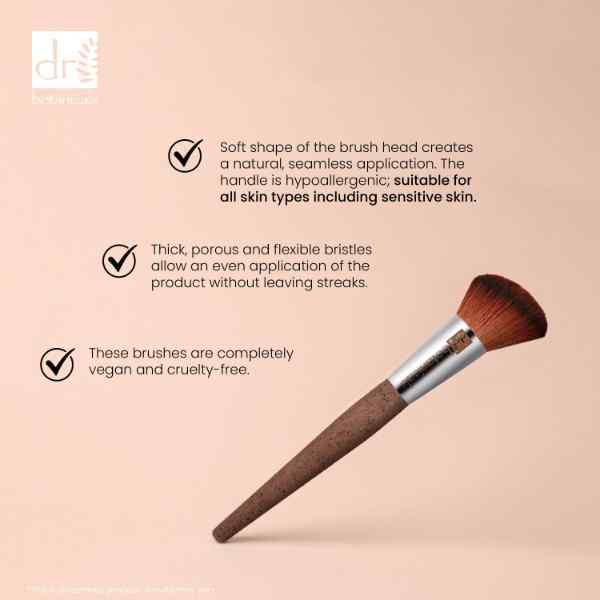 Dr.Botanicals Coffee Ground Blush Brush Twin Value Pack