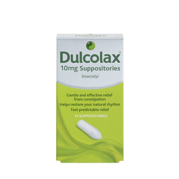 Dulcolax 10Mg Adult Suppositories - 12 Suppositories