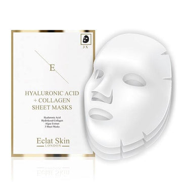 Eclat Skin London Hyaluronic Acid Collagen 3 Sheets