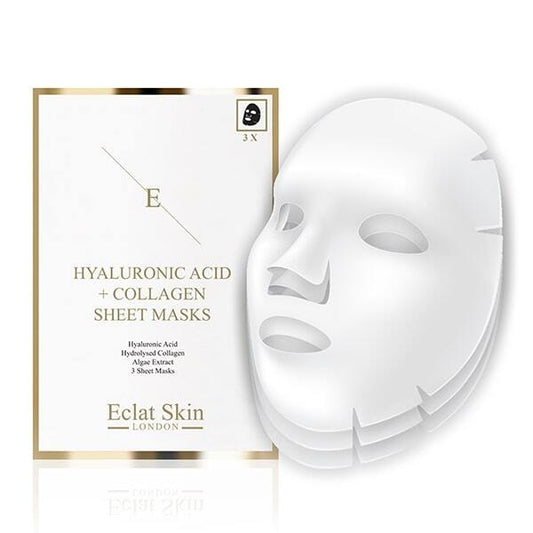 Eclat Skin London Hyaluronic Acid Collagen 3 Sheets