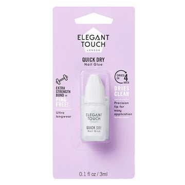 Elegant Touch Quick Dry Nail Glue 3Ml