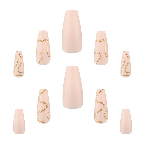 Elegant Touch Nail Icons Golden Godess