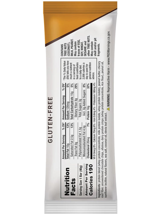 Life Extension Wellness Bar (Peanut Butter Chocolate Chip) – 16 G Of Protein, 8 G Of Fiber, 3 G Of Sugar – Cacao Chocolate Chips, Whey Protein Isolate Blend – Snack Bars, Gluten-Free – Individually Wrapped, 6 Bars