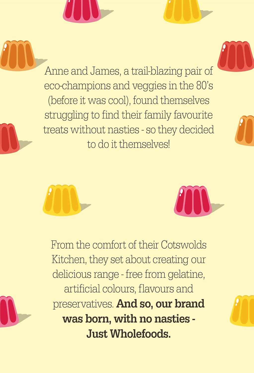 Just Wholefoods Organic Gummy Sweets 10 X 70G | Vegan, Gluten Free Fruit Flavoured Sweets | Plant-Based, No Artificial Ingredients And Reduced Sugar (Hedghogs)